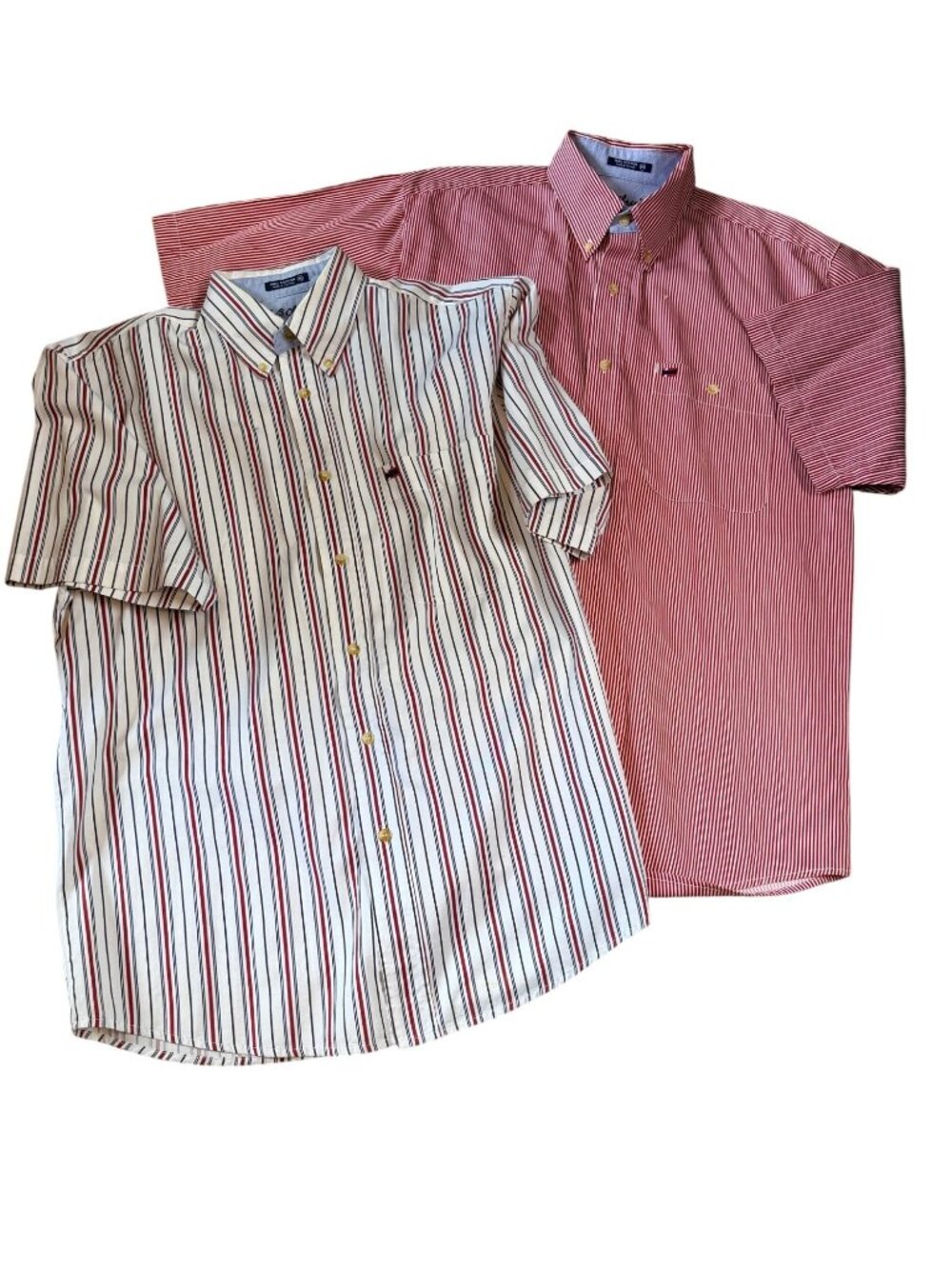 Tommy Hilfiger BB Classic Stripe Oxford Polo Button Up Short Sleeve (2) SEE